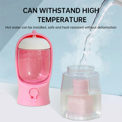 Pet Multifunctional Water Bottle 3 in 1 Portable Pet Water Bottle with Food Container and poop bag