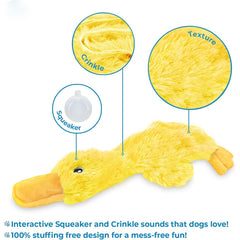 Pet Supplies Pet Filling Dog Toys Cute Unfilled Duck Chewing Plush Sound Toy Duck