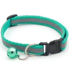 Pet reflective patch collar reflective cat and dog collar bell collar pet luminous collar