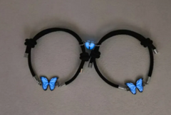 Blue Luminous Smart Butterfly Necklace